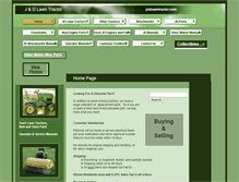 Tablet Screenshot of jndlawntractor.com